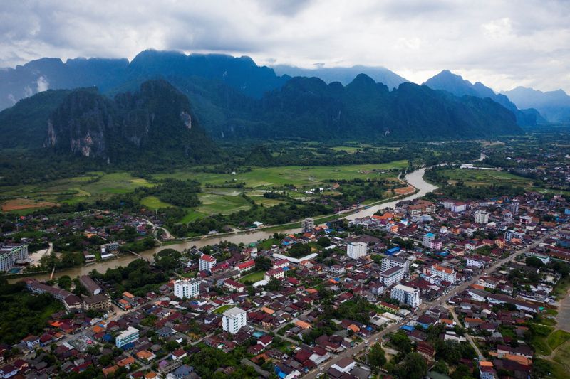 © Reuters. Vang Vieng, Laos, July 18, 2022. REUTERS