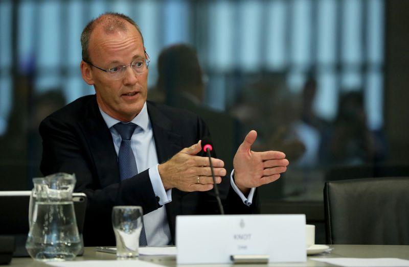 © Reuters. FILE PHOTO: ECB board member Klaas Knot appears at a Dutch parliamentary hearing in The Hague, Netherlands September 23, 2019 REUTERS/Eva Plevier/File Photo