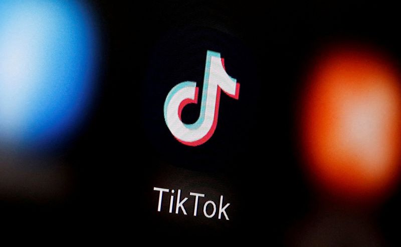 © Reuters. FILE PHOTO: A TikTok logo is displayed on a smartphone in this illustration taken January 6, 2020. REUTERS/Dado Ruvic/Illustration/File Photo