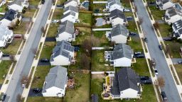 Homes near the Chesapeake Bay in Centreville, Maryland, on March 4.