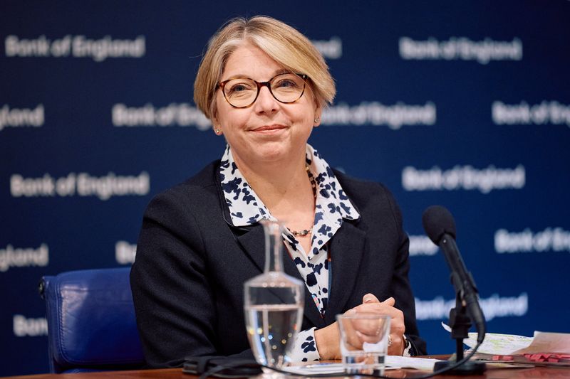 © Reuters. FILE PHOTO: Deputy Governor of the Bank of England for Financial Stability Sarah Breeden attends the biannual Financial Stability Report press conference at the Bank of England, in London, Britain November 29, 2024. BENJAMIN CREMEL/Pool via REUTERS/File Photo