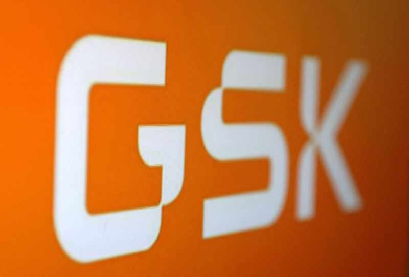 © Reuters. FILE PHOTO: GSK (GlaxoSmithKline) logo is seen in this illustration, August 10, 2022. REUTERS/Dado Ruvic/Illustration/File Photo/