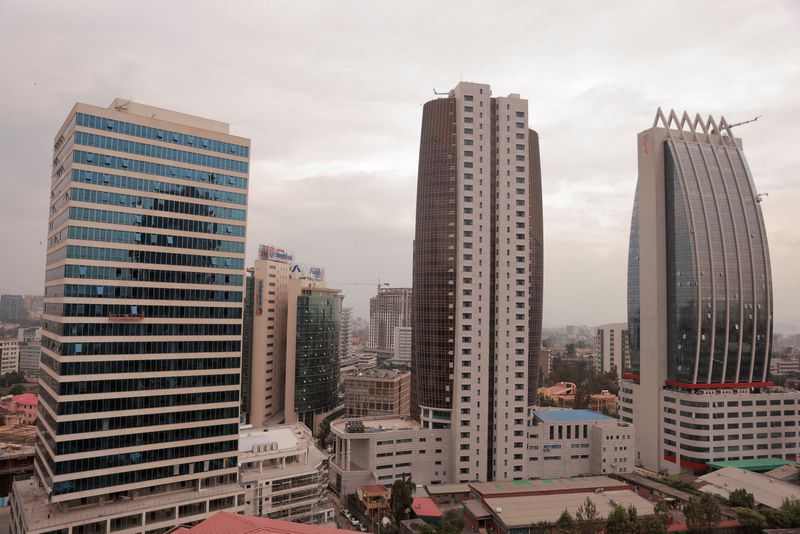 © Reuters. FILE PHOTO: A general view of the cityscape of Addis Ababa, Ethiopia, April 24, 2024. REUTERS/Tiksa Negeri/File Photo