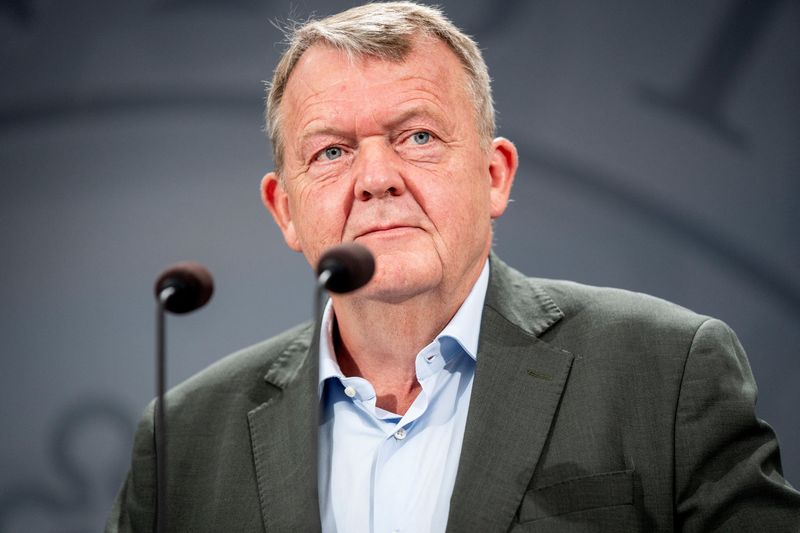 © Reuters. FILE PHOTO: Denmark's Foreign Minister Lars Lokke Rasmussen attends a press conference about healthcare reform, in the Mirror Hall at the Prime Minister's Office in Copenhagen, Denmark, September 18, 2024. Ritzau Scanpix/Ida Marie Odgaard/via REUTERS/File Photo