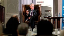 Federal Reserve Chair Jerome Powell speaks at the University Of Chicago Booth School of Business Monetary Policy Forum in New York on March 7.